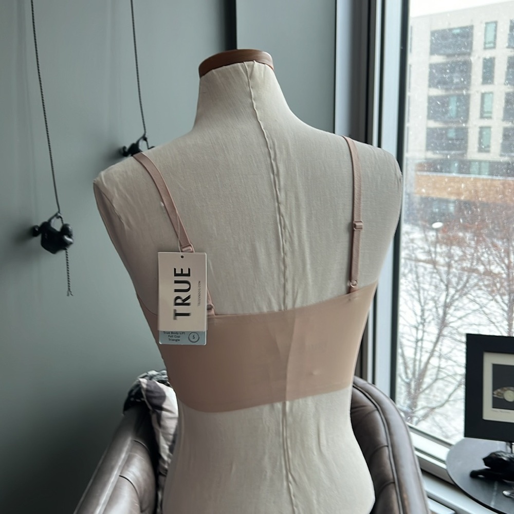 New True & Co. True Body Lift Triangle Adjustable Strap Bra Size Small - Picture 3 of 5